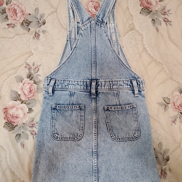 Denim Overall Dress (Size 8) - Picture 2 of 3